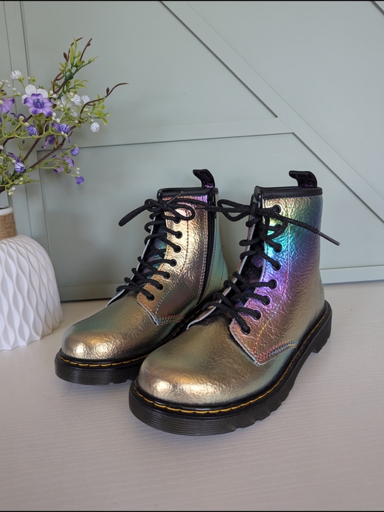 Dr. Martens Other - Dr. Martens Women's Iridescent Lace-Up Ankle Boots